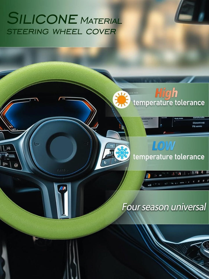 Universal Soft Silicone Steering Wheel Cover