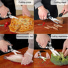 Multifunction Kitchen Scissors - Chicken Bone Meat Vegetable Cutter Nutcracker Bottle Openers Tools, 1 Pcs